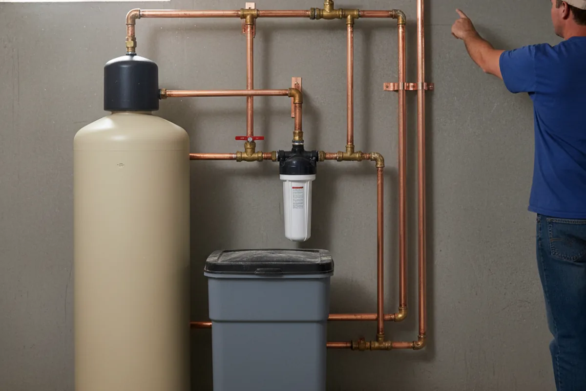 Whole-house water treatment system installed in Kittrell